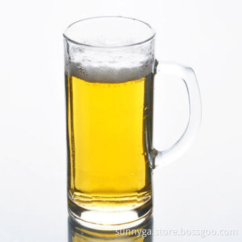 Eco-friendly Wholesale Clear Beer Mug Glass